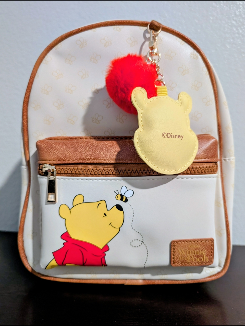 Disney Winnie the Pooh Kids Mini Backpack - Yellow & Brown
